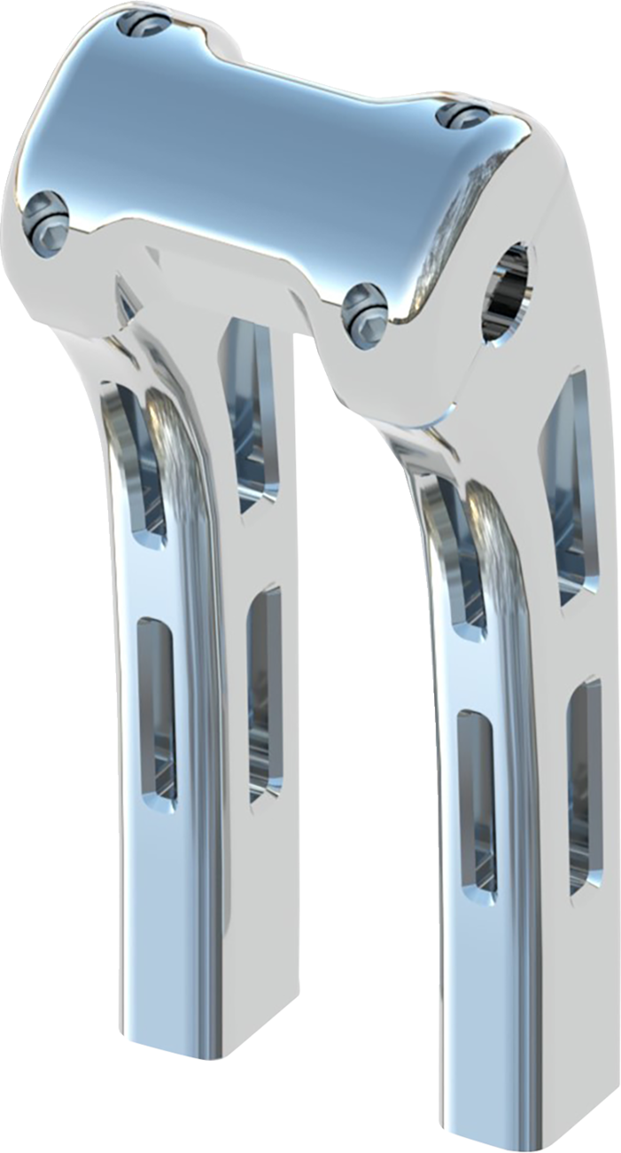 MAGNUM SHIELDING Ghost Risers - Clamp - 10" - Chrome 3R-0210