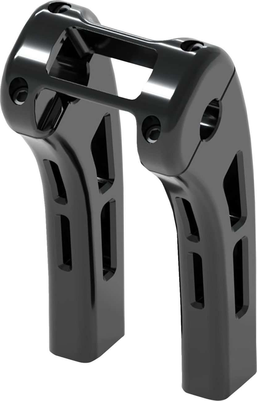 MAGNUM SHIELDING Ghost Risers - Softail Display Clamp - 8" - Black 4R-0108
