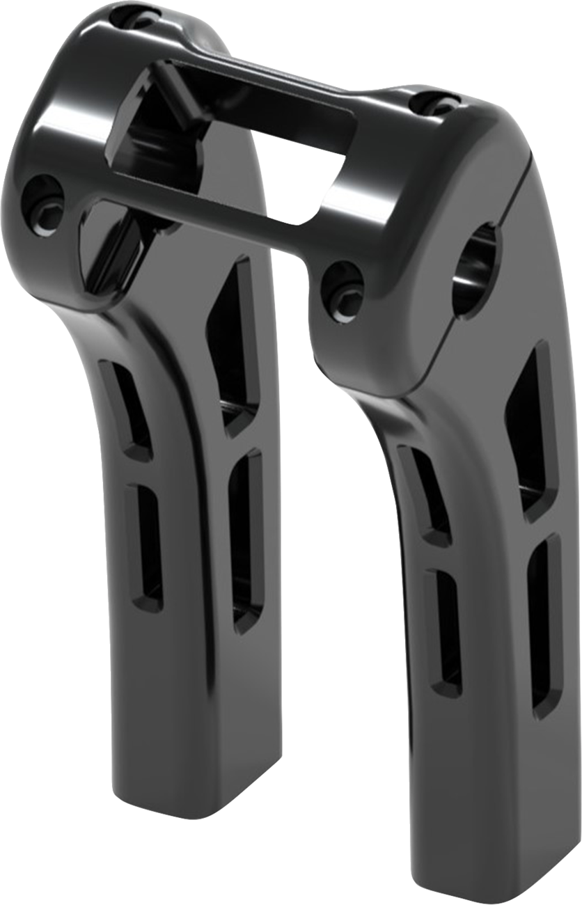 MAGNUM SHIELDING Ghost Risers - Softail Display Clamp - 8" - Black 4R-0108
