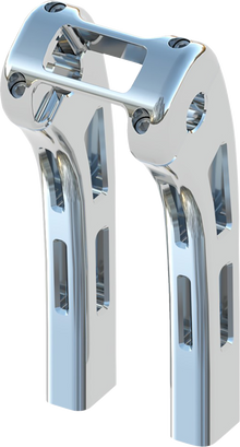 MAGNUM SHIELDING Ghost Risers - Softail Display Clamp - 10" - Chrome 3R-0110