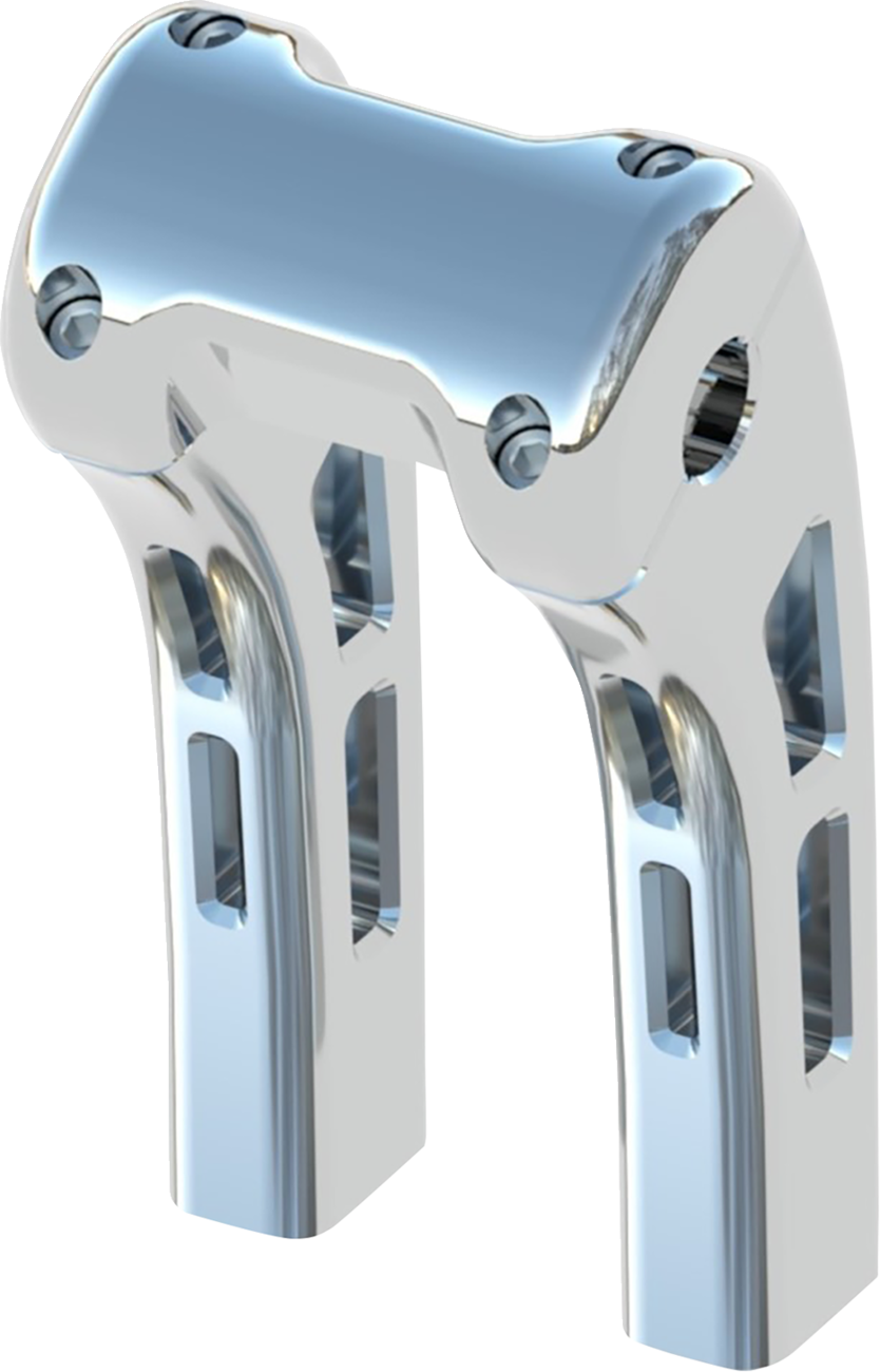 MAGNUM SHIELDING Ghost Risers - Clamp - 8" - Chrome 3R-0208