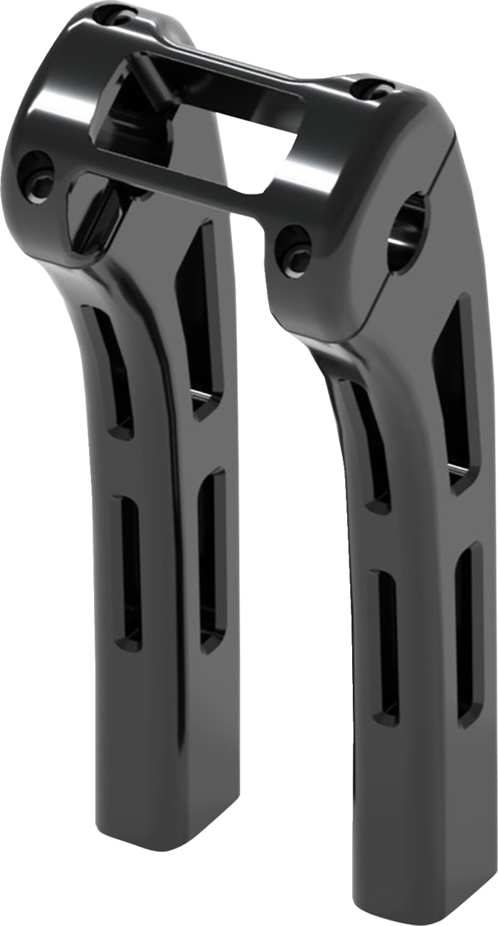 MAGNUM SHIELDING Ghost Risers - Softail Display Clamp - 10" - Black 4R-0110
