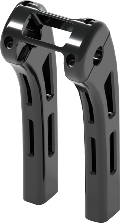 MAGNUM SHIELDING Ghost Risers - Softail Display Clamp - 10" - Black 4R-0110