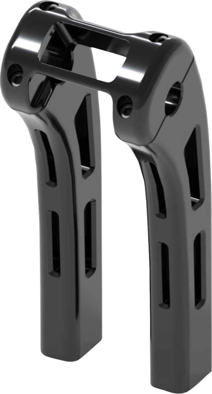 MAGNUM SHIELDING Ghost Risers - Softail Display Clamp - 10" - Black 4R-0110