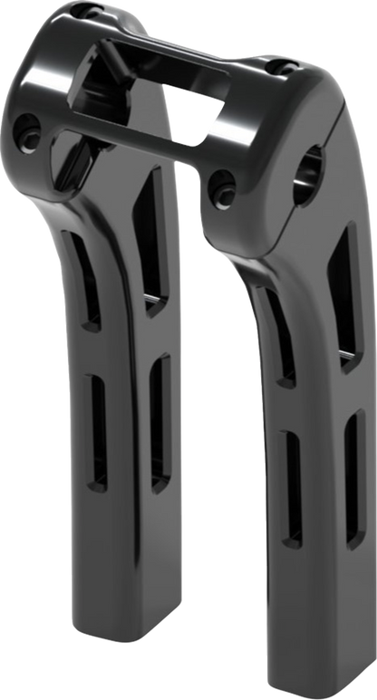 MAGNUM SHIELDING Ghost Risers - Softail Display Clamp - 10" - Black 4R-0110