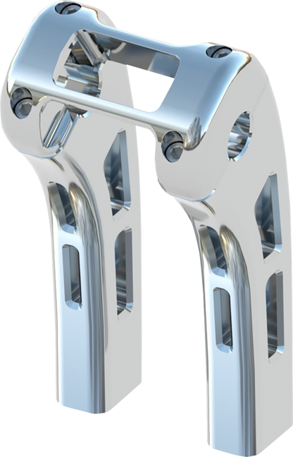MAGNUM SHIELDING Ghost Risers - Softail Display Clamp - 8" - Chrome 3R-0108