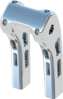 MAGNUM SHIELDING Ghost Risers - 1-1/4 Clamp - 8" - Chrome 3R-0408