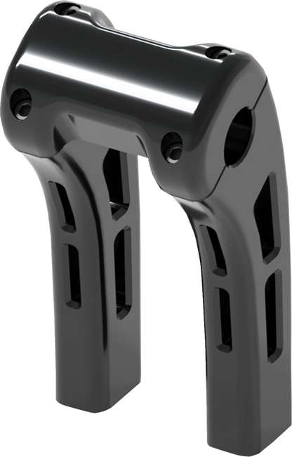 MAGNUM SHIELDING Ghost Risers - 1-1/4 Clamp - 8" - Black 4R-0408