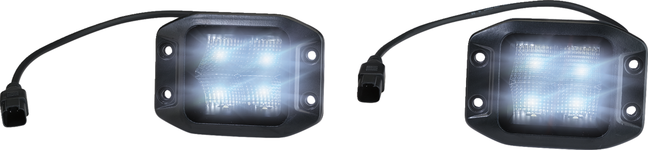 MOOSE OFFROAD Light Pods - LED - Flush Mount MSE-LPKITF