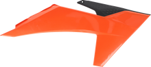 ACERBIS Radiator Shrouds - Orange/Black 2986481008