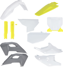 ACERBIS Full Body Kit - '24 OEM White/Gray/Yellow - Husqvarna - FC/FX/TC/TX '23-'24 2986610275