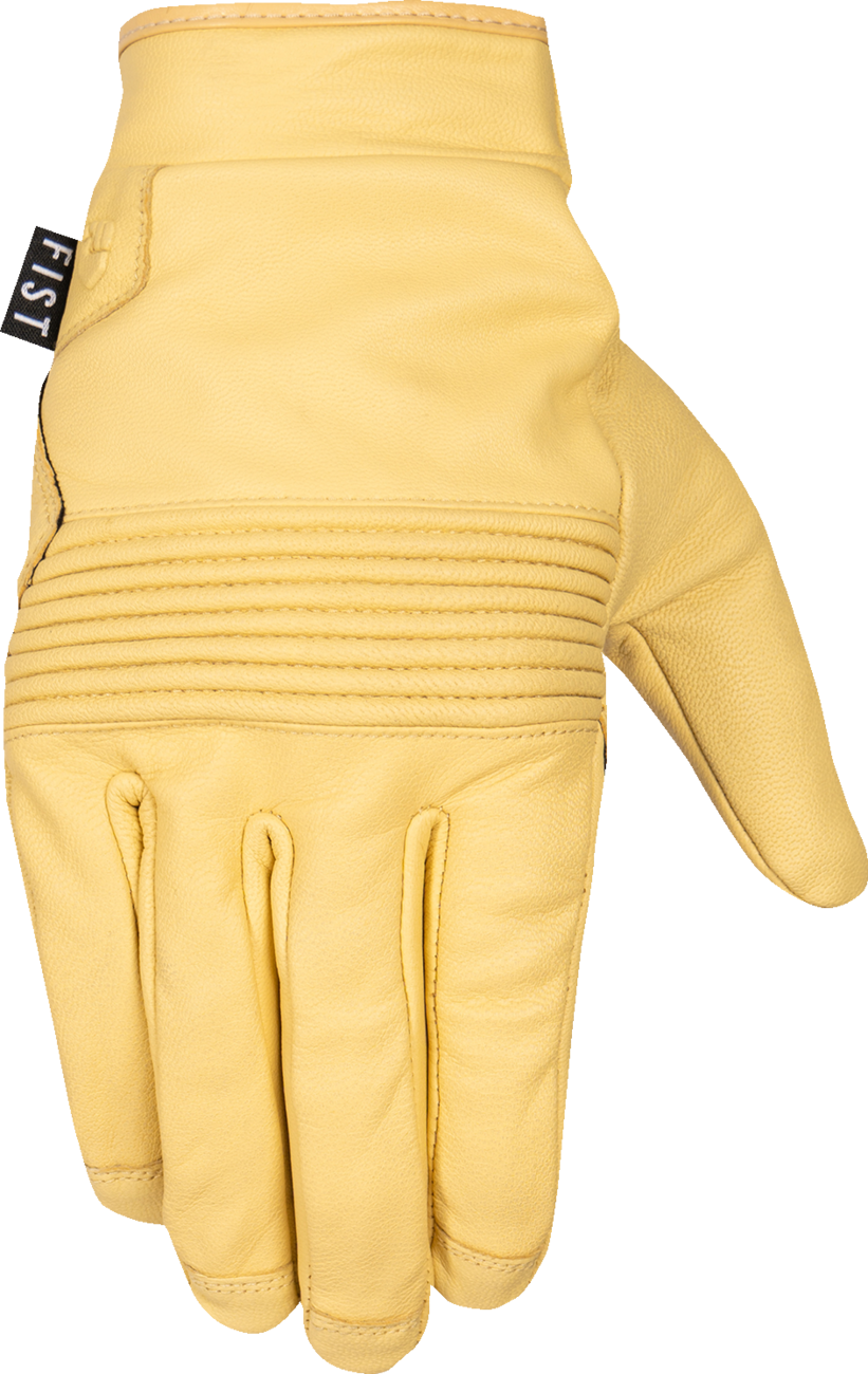 FIST HANDWEAR Road Warrior Leather Gloves - Yellow - XS F-GRW-01324-XS