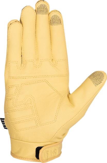 FIST HANDWEAR Road Warrior Leather Gloves - Yellow - Large F-GRW-01324-L