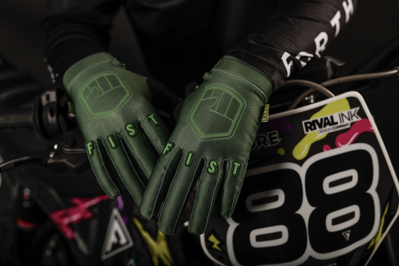FIST HANDWEAR Strapped Earth Stocker Gloves - Olive - 2XS F-GS-01529-XXS