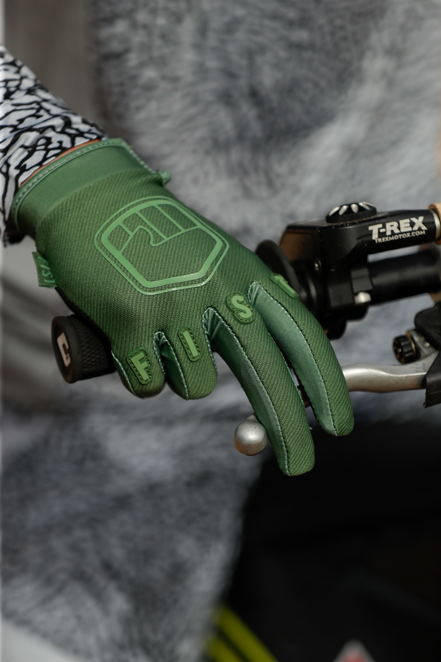 FIST HANDWEAR Strapped Earth Stocker Gloves - Olive - 2XS F-GS-01529-XXS