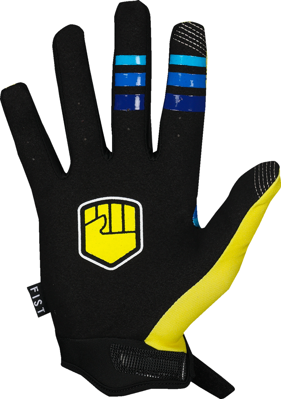 FIST HANDWEAR Strapped 90's Gloves - Yellow - Small F-GS-01026-S