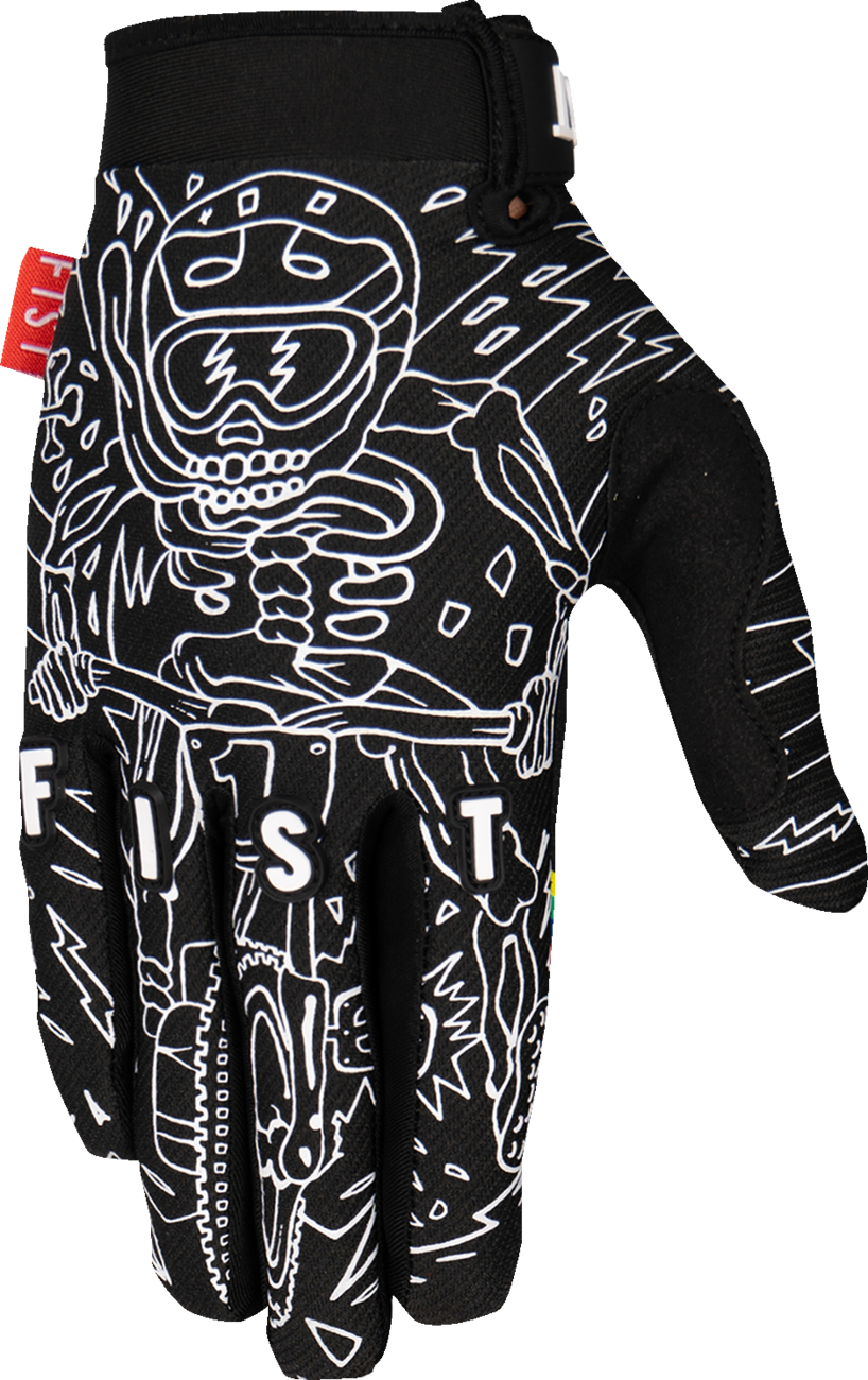 FIST HANDWEAR Youth Strapped Sam Hill Red Label The G.O.A.T. Gloves - XS F-GSY-01318-XS
