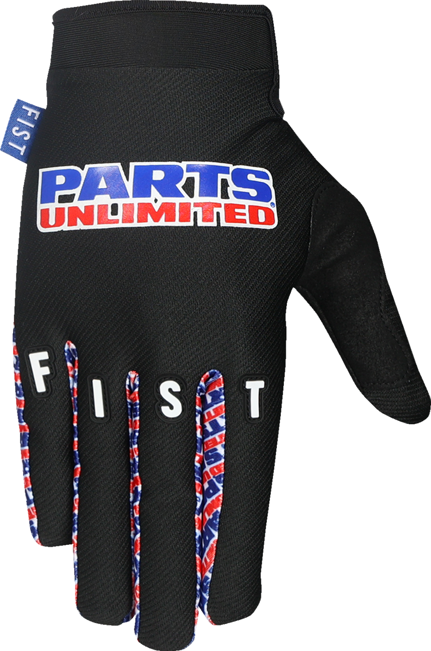 FIST HANDWEAR Parts Unlimited Gloves - Black - XL F-GS-01562-XL