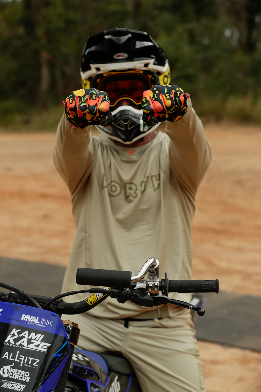 FIST HANDWEAR Strapped R-Willy Red Label Mango Madness Gloves - XS F-GS-01521-XS