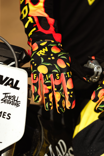 FIST HANDWEAR Strapped R-Willy Red Label Mango Madness Gloves - Small F-GS-01521-S
