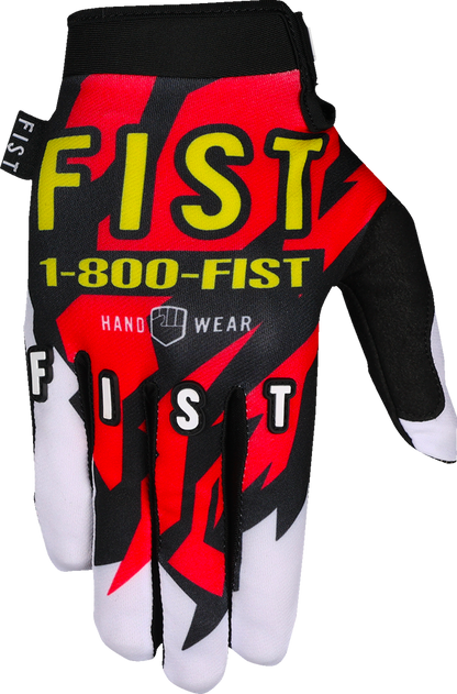 FIST HANDWEAR Strapped 90's Gloves - Red - XS F-GS-01027-XS