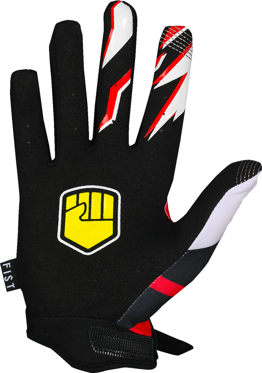 FIST HANDWEAR Strapped 90's Gloves - Red - 2XS F-GS-01027-XXS