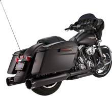 S&S CYCLE 4-1/2" MK45 Performance Mufflers - Black with Black Tracer 550-0625