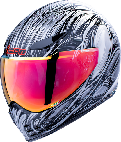 ICON Domain™ Helmet - Nouveau - Silver - Small 0101-18524