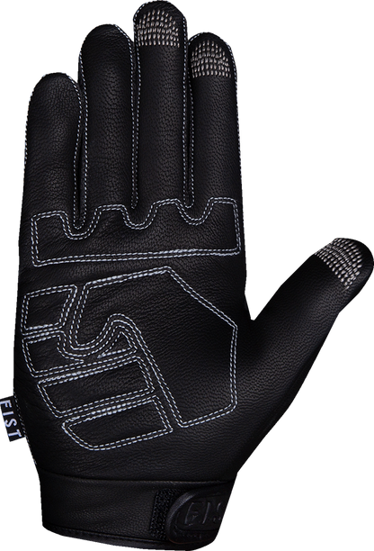FIST HANDWEAR Road Warrior Leather Gloves - Black - Large RW001L