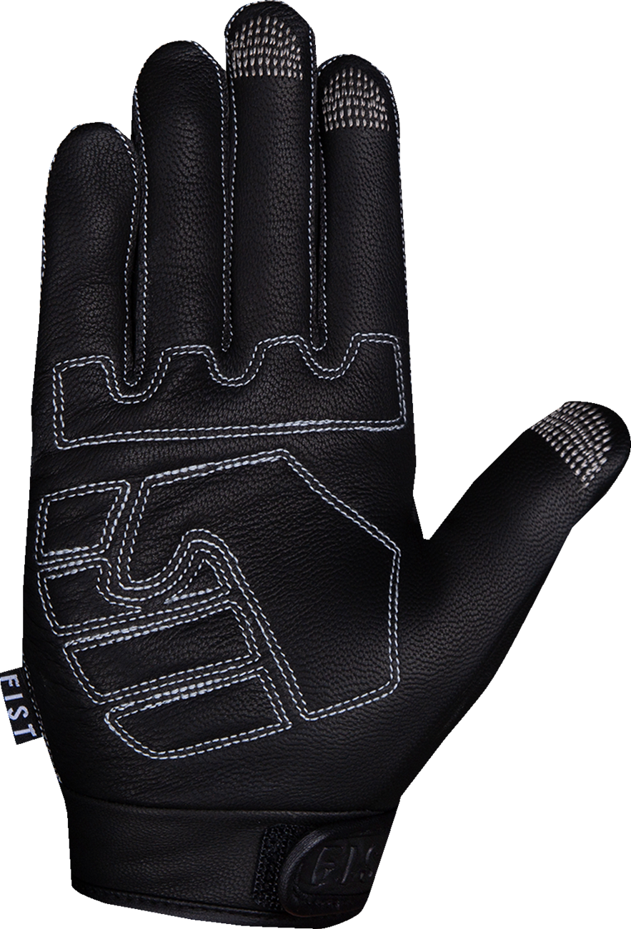 FIST HANDWEAR Road Warrior Leather Gloves - Black - XL RW001XL