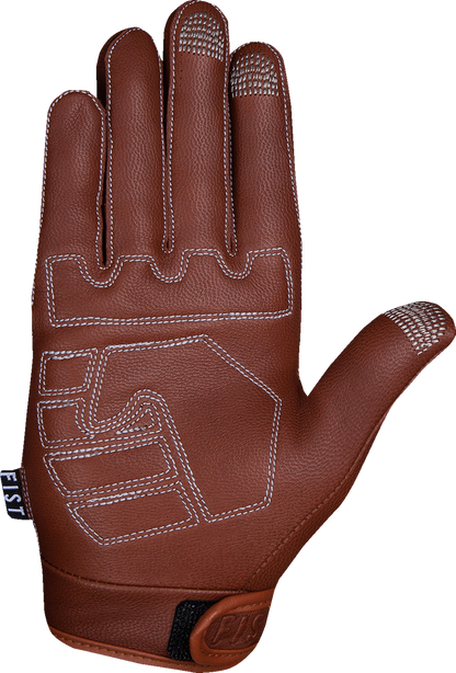 FIST HANDWEAR Road Warrior Leather Gloves - Tan - Small RW002S