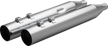 KHROME WERKS HP-Plus® Slip-On Mufflers - Straight Cut - 4" - Trike/Twin Cam - Chrome 40FST-1021-CHR