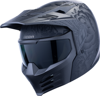ICON Elsinore™ Helmet - Darkgard - Black - Large 0101-18341