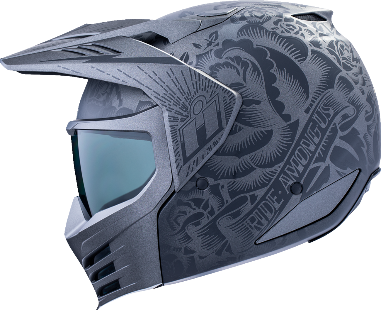 ICON Elsinore™ Helmet - Darkgard - Black - XL 0101-18342