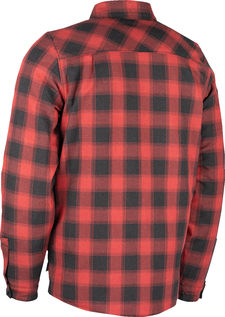 ICON Fallblock Flannel™ Jacket - Red - Small 2820-7750