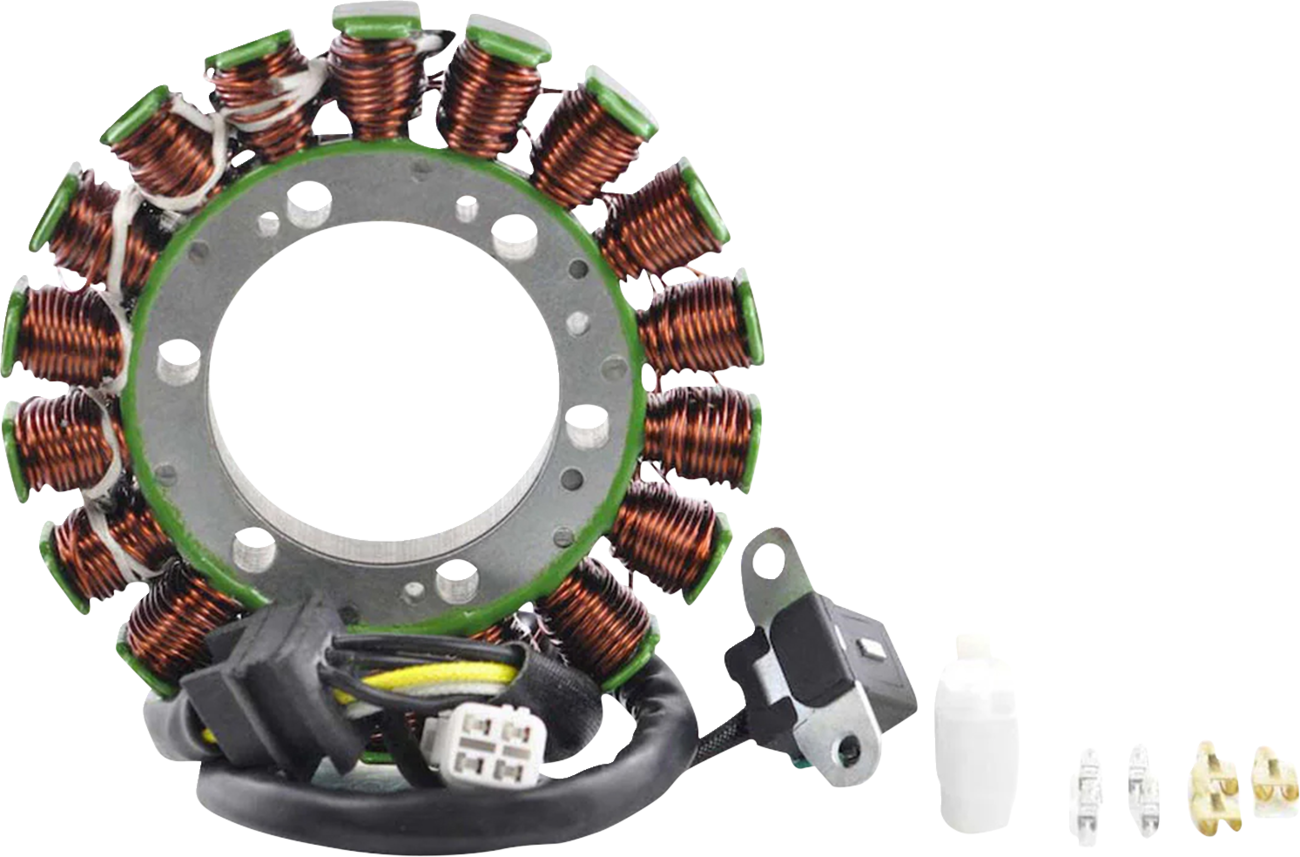 RM STATOR Stator with Crankcase Cover Gasket - Arctic Cat/Suzuki RM01015G
