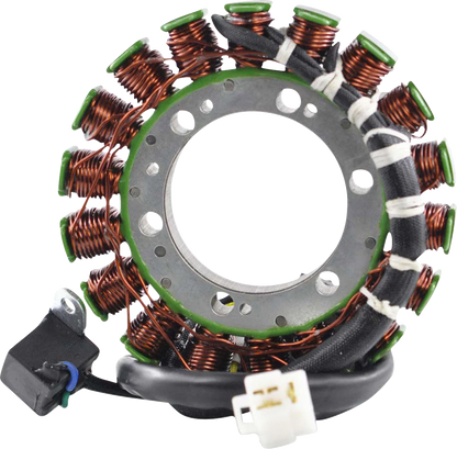 RM STATOR Stator with Crankcase Cover Gasket - Arctic Cat/Suzuki RM01015G