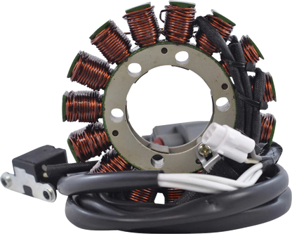 RM STATOR Stator with Crankcase Cover Gasket - Yamaha RM01004G