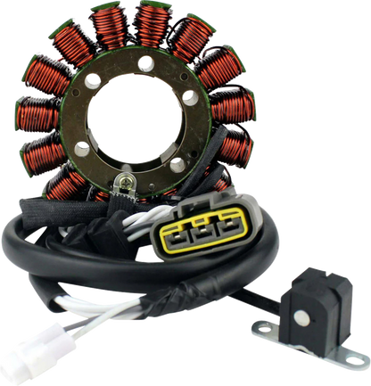 RM STATOR Stator with Crankcase Cover Gasket - Yamaha RM01004G