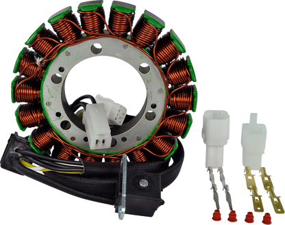 RM STATOR Stator with Crankcase Cover Gasket - Suzuki/Arctic Cat RM23014