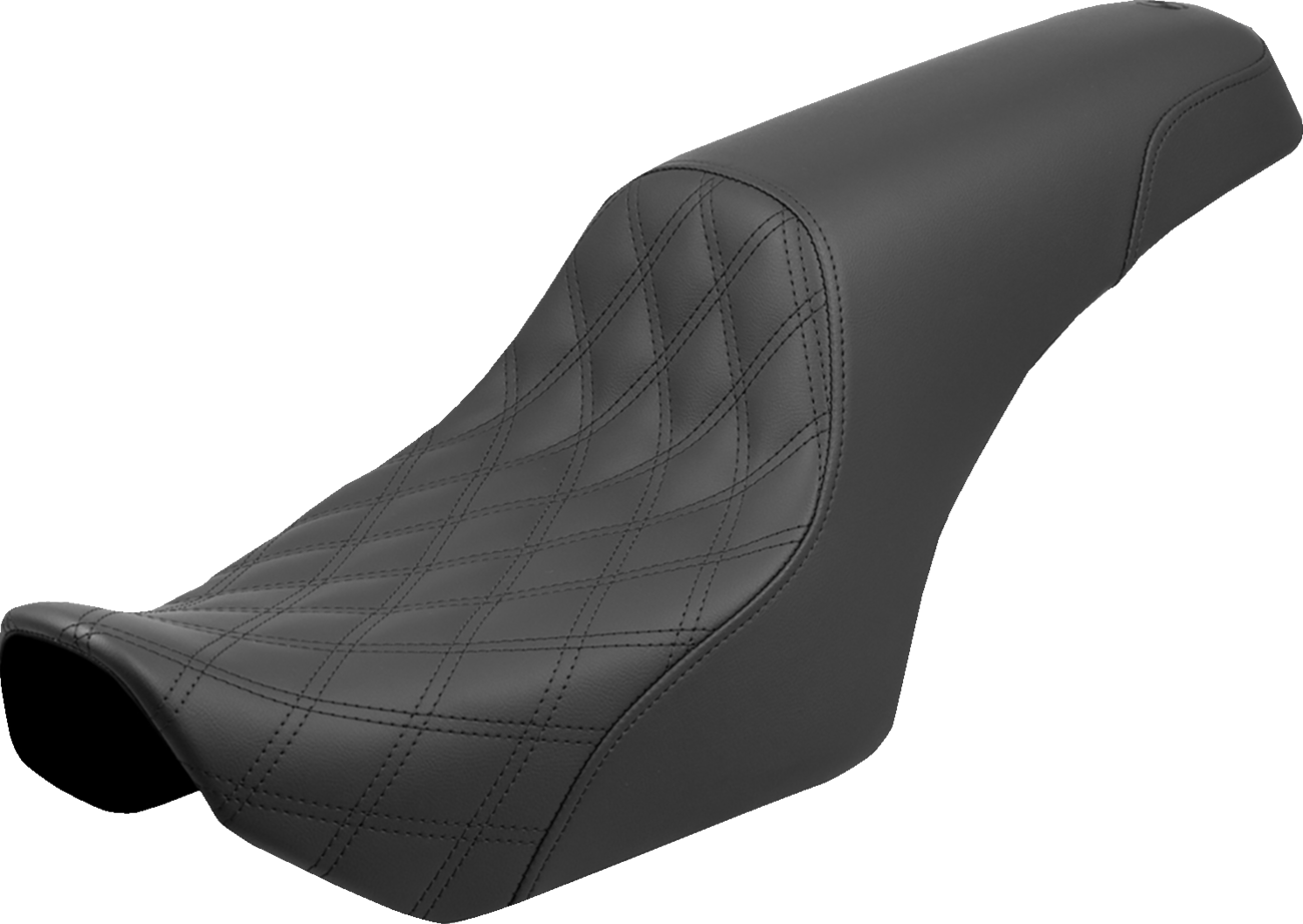 SADDLEMEN Seat - Profiler™ - Black - Lattice Stitch - Nightster '22-'25 822-11-149