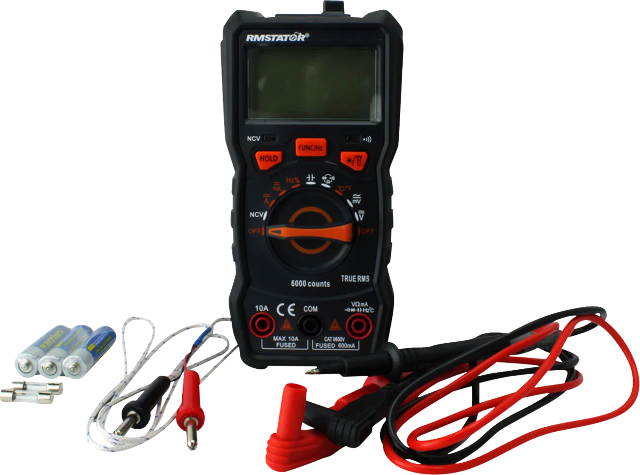 RM STATOR Digital Multimeter - DC/AC Voltage/Resistance/Diode/Transistor/Continuity Test RMS200-106165