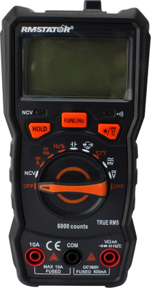 RM STATOR Digital Multimeter - DC/AC Voltage/Resistance/Diode/Transistor/Continuity Test RMS200-106165