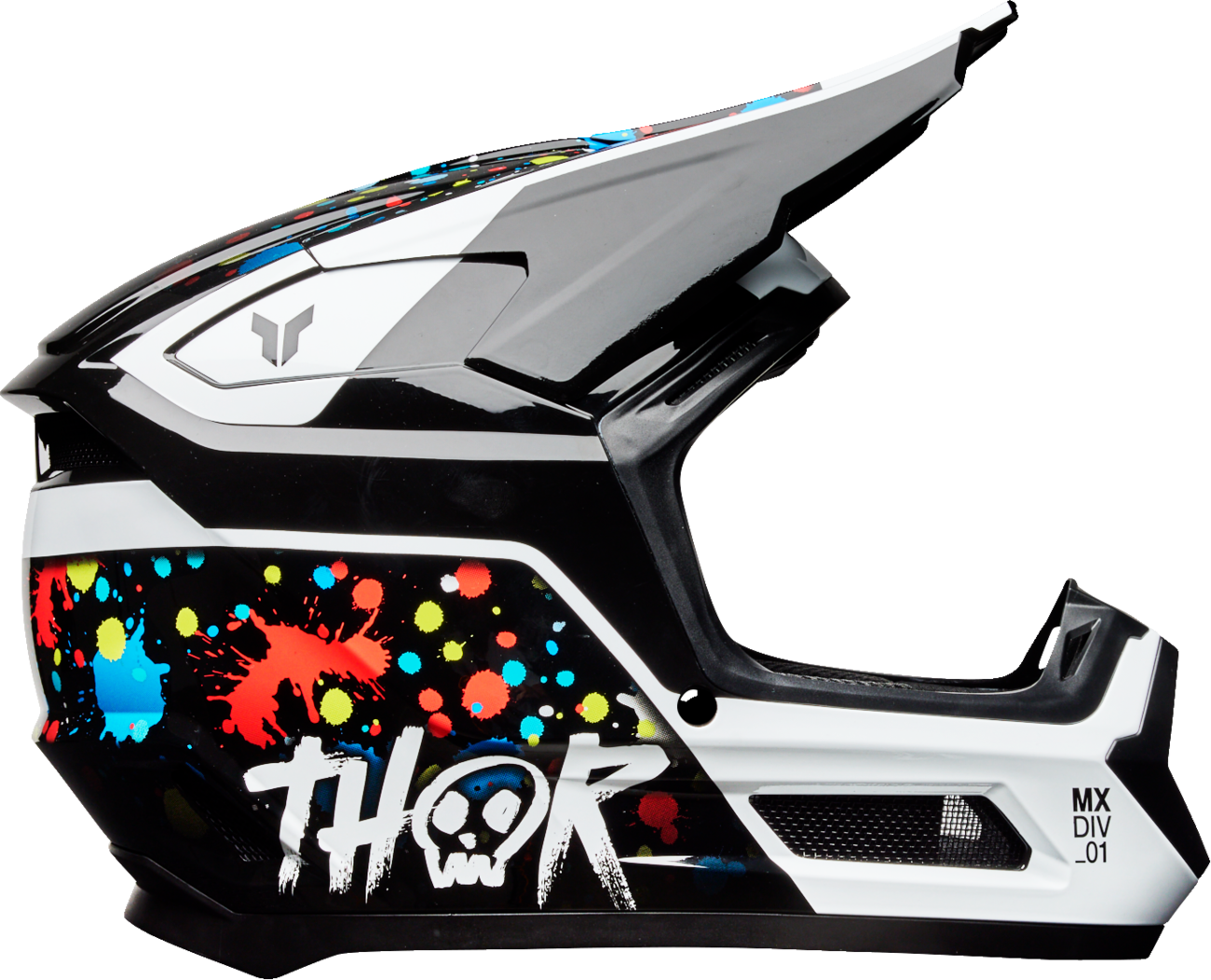 THOR Youth Fleet Helmet - Splat - Black - Small 0111-1765