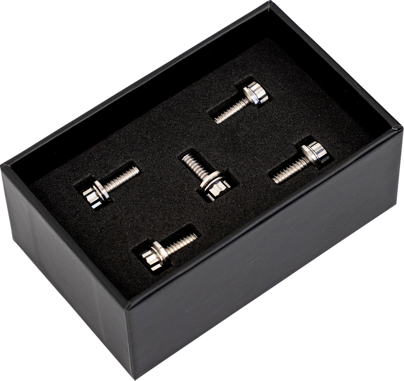 TRASK Bitchin' Bolts Hardware Kit - Titanium - M8 - Derby Cover TM-1050-A