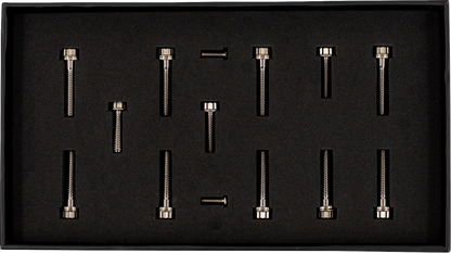 TRASK Bitchin' Bolts Hardware Kit - Titanium - M8 - Cam Cover TM-1050-C