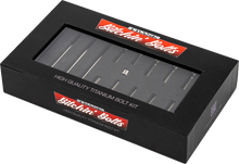 TRASK Bitchin' Bolts Hardware Kit - Titanium - M8 - Primary Cover TM-1050-G