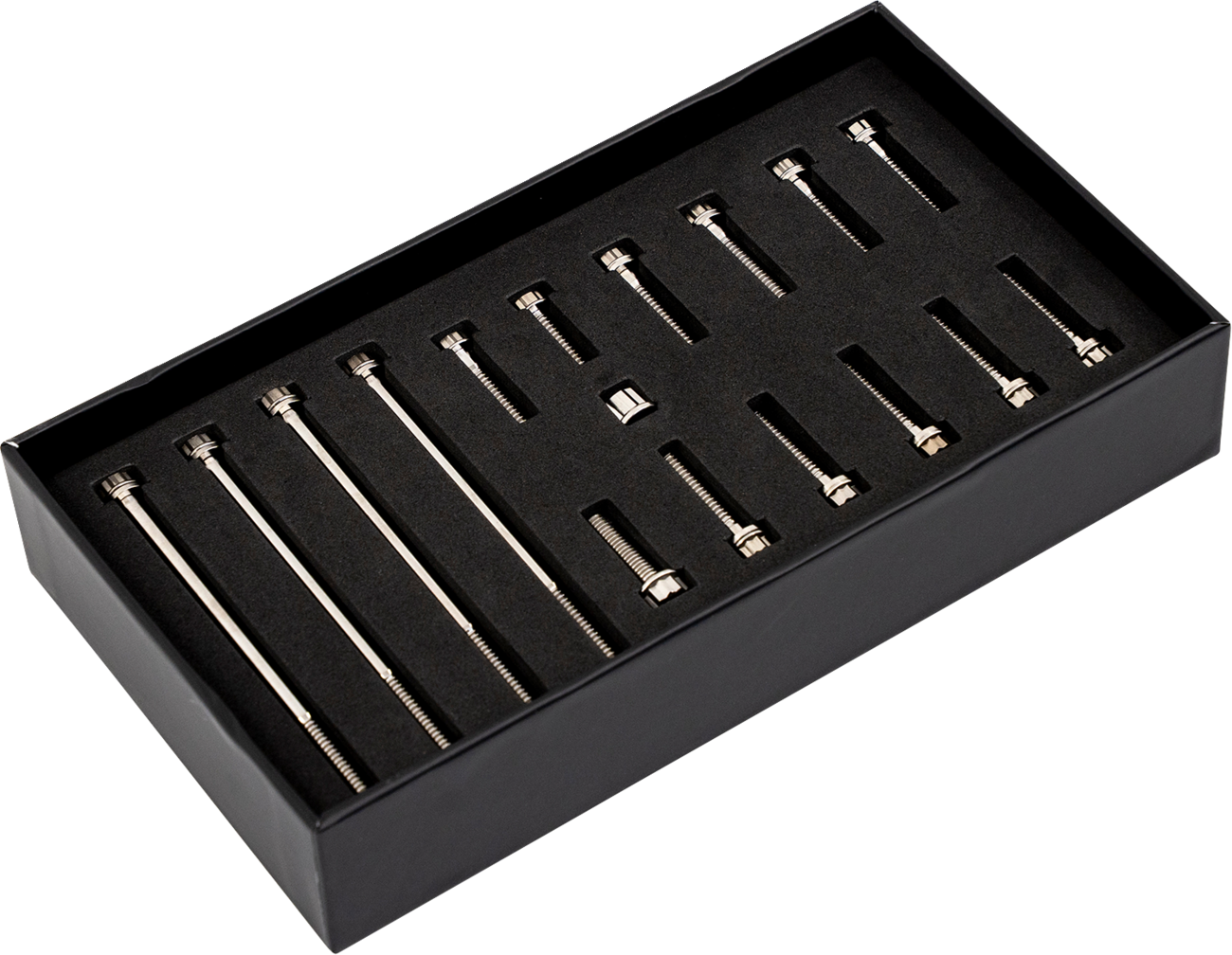 TRASK Bitchin' Bolts Hardware Kit - Titanium - M8 - Primary Cover TM-1050-G
