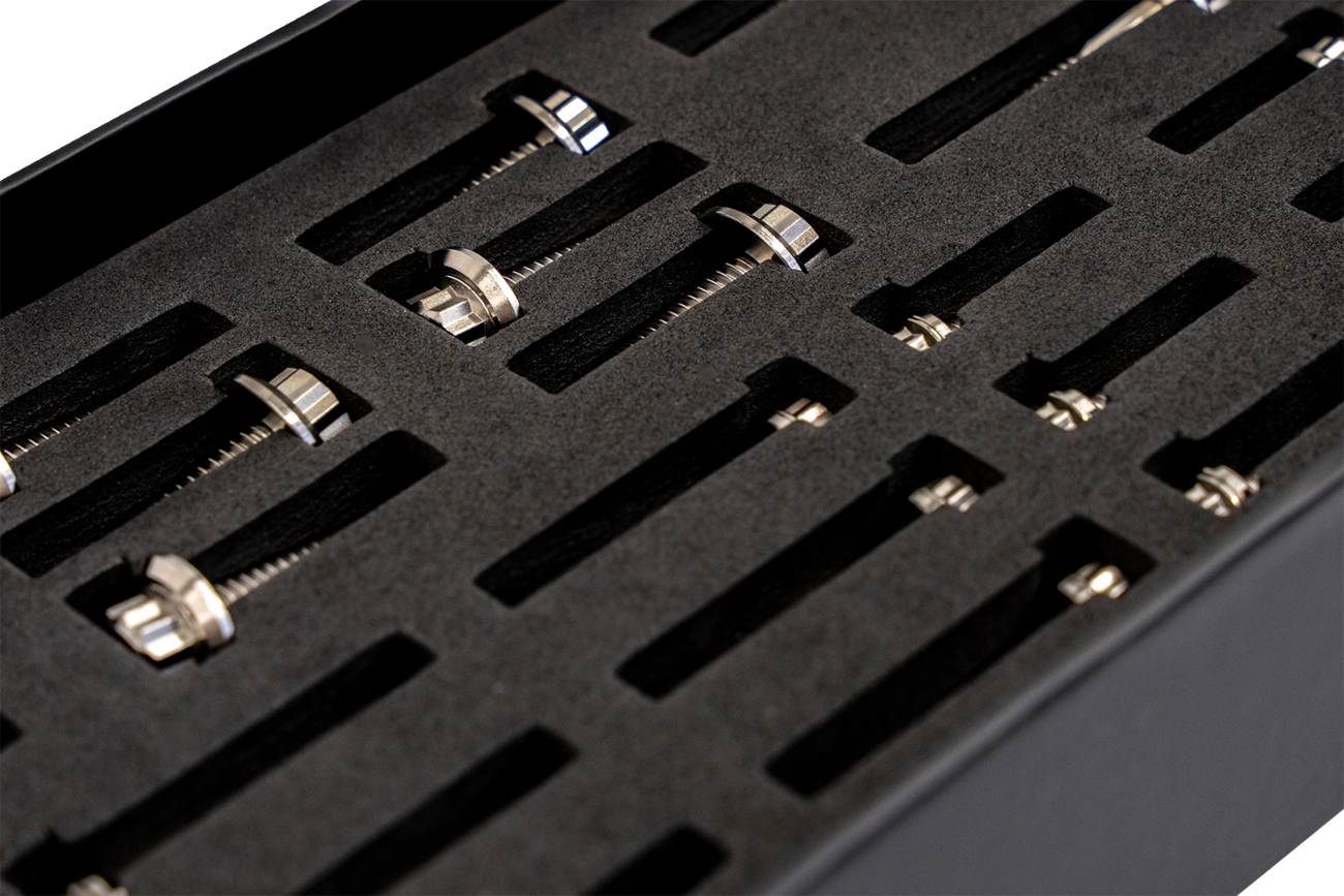 TRASK Bitchin' Bolts Hardware Kit - Titanium - M8 - Transmission TM-1050-I