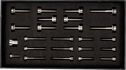 TRASK Bitchin' Bolts Hardware Kit - Titanium - M8 - Transmission TM-1050-I
